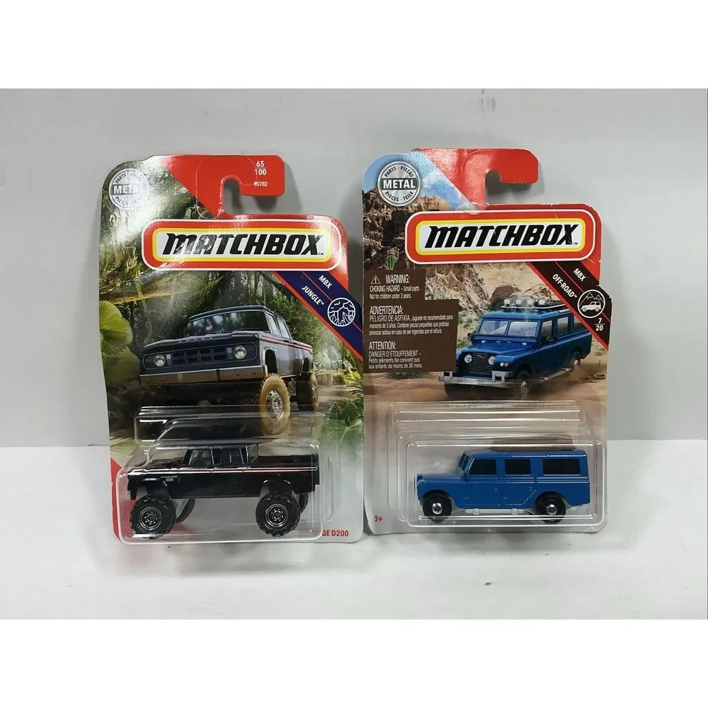Matchbox 1:64 Diecast Lot Dodge D200 65‎ Land Rover Datsun Rally 71 Oldsmobile